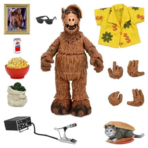 ALF (ALIEN LIFE FORM) ULTIMATE 7 INCH SCALE ACTION FIGURE FROM NECA