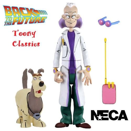 BACK TO THE FUTURE TOONY CLASSICS 6" DOC BROWN ACTION FIGURE FROM NECA