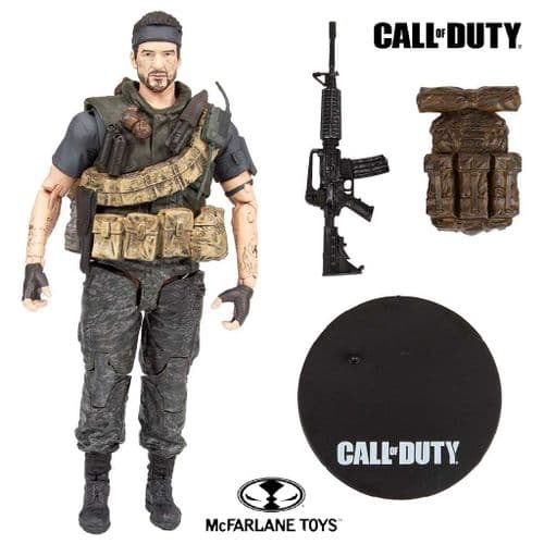 CALL OF DUTY BLACK OPS 4 MASTER SGT. FRANK WOODS 7" ACTION FIGURE FROM MCFARLANE TOYS