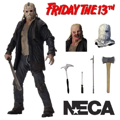 FRIDAY THE 13TH 7" ULTIMATE 2009 JASON ACTION FIGURE FROM NECA