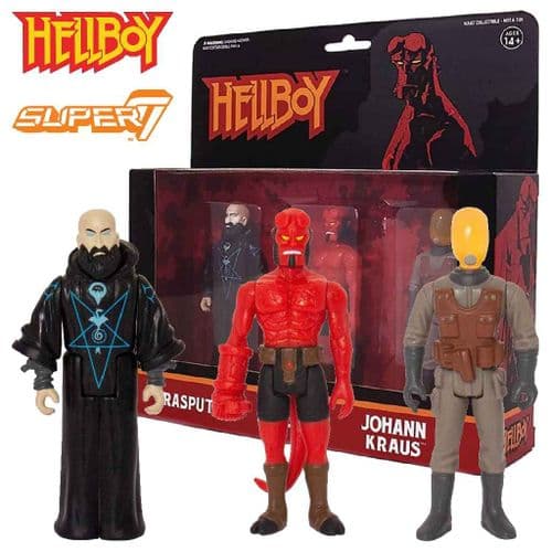HELLBOY REACTION  ACTION FIGURES WAVE 2 FROM SUPER7