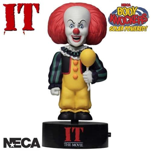 IT 1990 PENNYWISE SOLAR POWERED BODY KNOCKER FROM NECA
