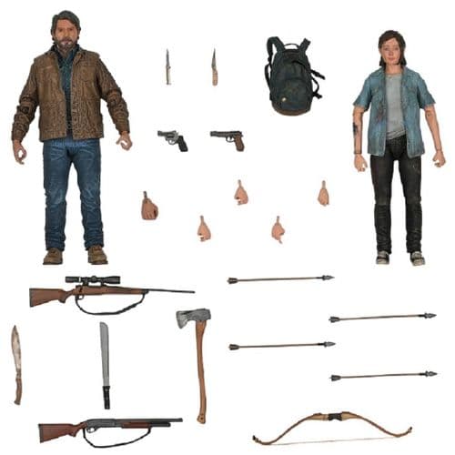 LAST OF US PART II JOEL AND ELLIE ULTIMATE 7 INCH SCALE ACTION FIGURE 2-PACK FROM NECA