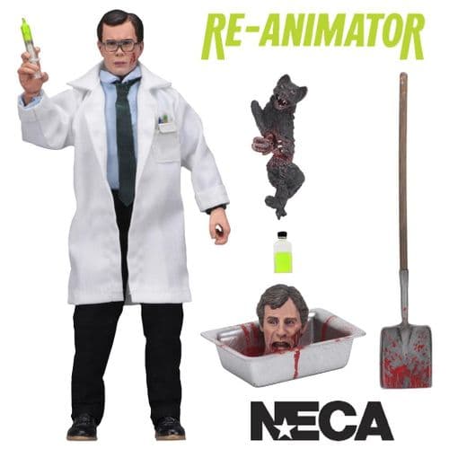 RE-ANIMATOR HERBERT WEST 8" CLOTHED ACTION FIGURE FROM NECA