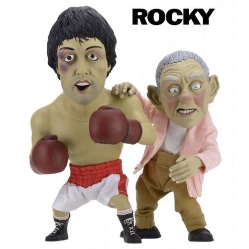 ROCKY LIMITED EDITION "ROCKY AND MICKEY PUPPETS" MAQUETTES SET FROM NECA