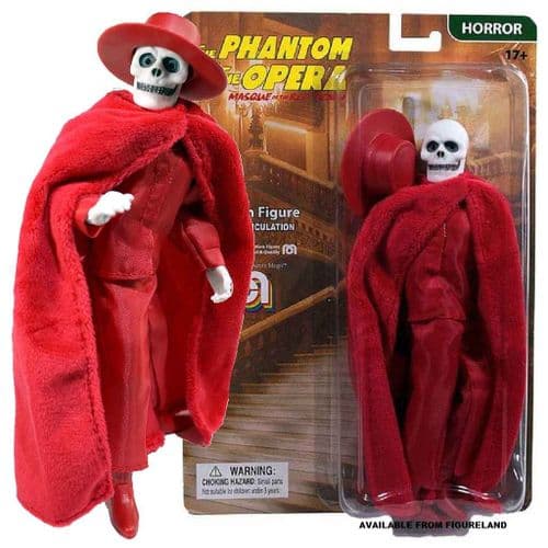 THE PHANTOM OF THE OPERA MASQUE OF THE RED DEATH 8" CLOTHED ACTION FIGURE FROM MEGO